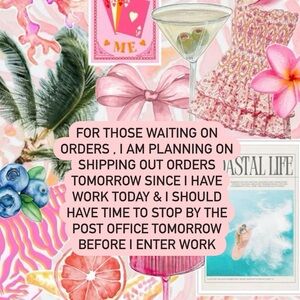 KEEP AN EYE OUT ON WHEN ORDERS WILL BE SHIPPED !
